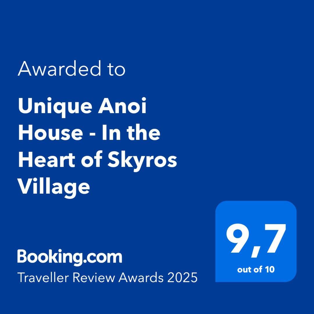 Unique Anoi House - In The Heart Of Skyros Village Zewnętrze zdjęcie